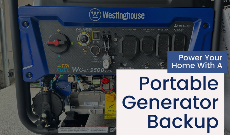 Portable Generator Setup: Home Backup for $2,500