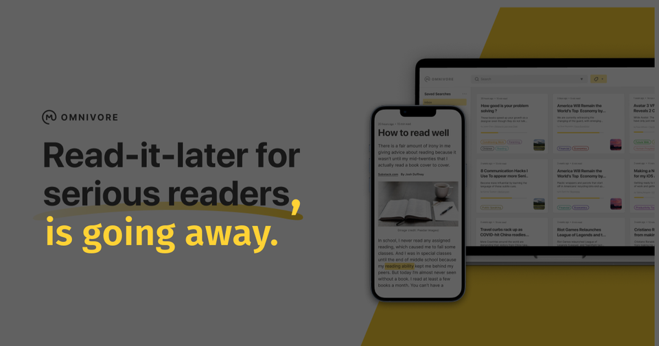 My favorite free read-later apps is going away this month